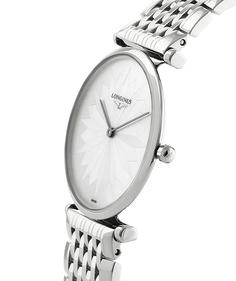 Женские кварцевый часы Longines La Grande Classique de Longines L4.512.4.05.6 белый нержавеющая сталь — Изображение 3