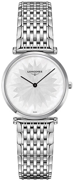Женские кварцевый часы Longines La Grande Classique de Longines L4.512.4.05.6 белый нержавеющая сталь — Изображение 1