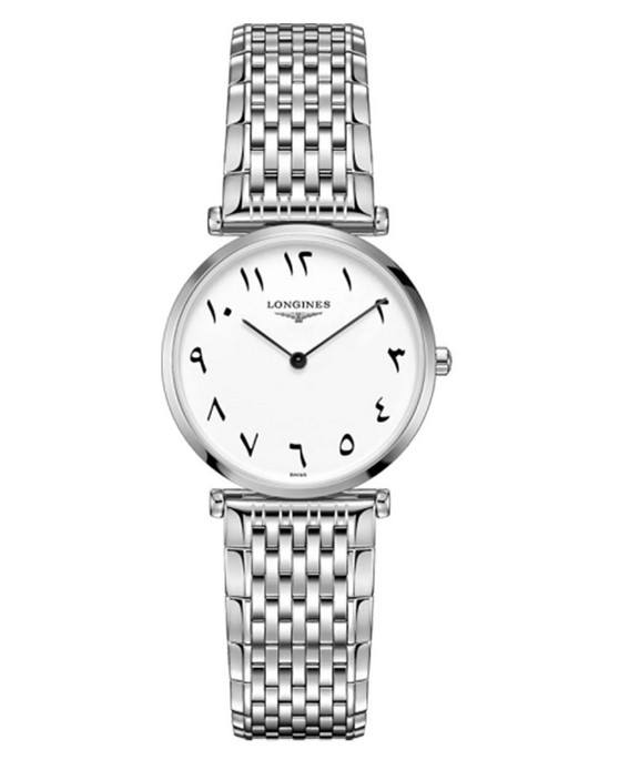 Женские часы Longines La Grande Classique de Longines L4.512.4.13.6, механизм кварцевый, циферблат белый, браслет нержавеющая сталь — Изображение 1