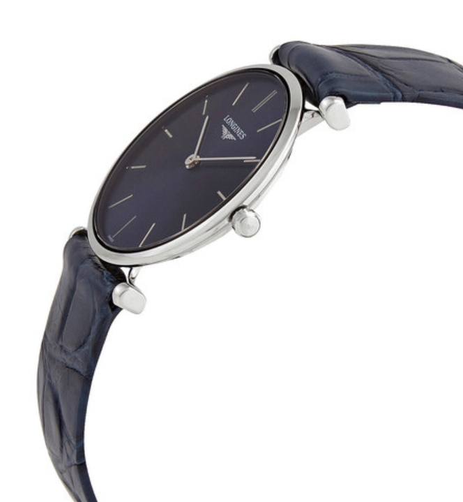Женские часы Longines La Grande Classique de Longines L4.512.4.95.2, механизм кварцевый, циферблат синий, браслет кожа — Изображение 3