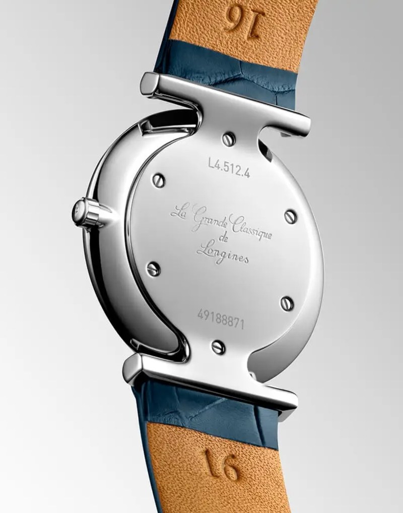 Женские часы Longines La Grande Classique de Longines L4.512.4.97.2, механизм кварцевый, циферблат синий, браслет кожа — Изображение 2