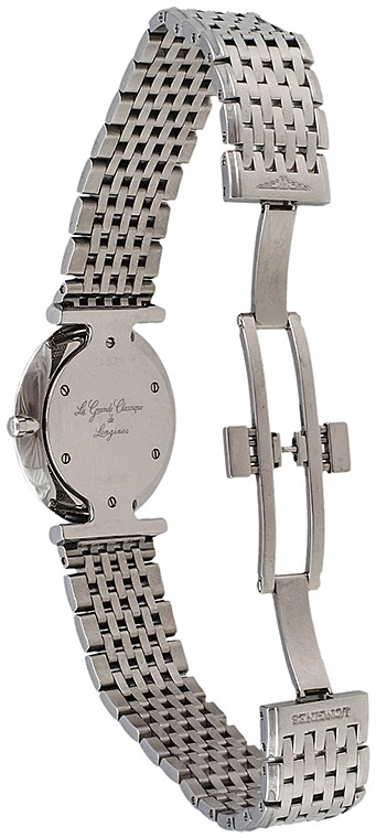 Женские часы Longines La Grande Classique de Longines L4.513.0.87.6, механизм кварцевый, циферблат белый, браслет нержавеющая сталь — Изображение 4