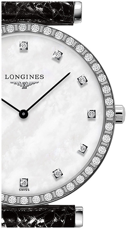 Женские часы Longines La Grande Classique de Longines L4.523.0.87.2, механизм кварцевый, циферблат белый, браслет кожа — Изображение 2
