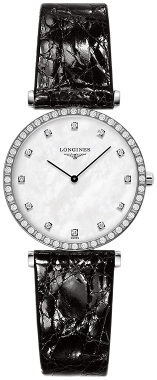 Женские часы Longines La Grande Classique de Longines L4.523.0.87.2, механизм кварцевый, циферблат белый, браслет кожа — Изображение 1