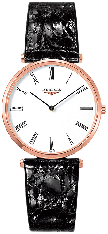 Женские часы Longines La Grande Classique de Longines L4.709.1.21.2, механизм кварцевый, циферблат белый, браслет кожа — Изображение 1