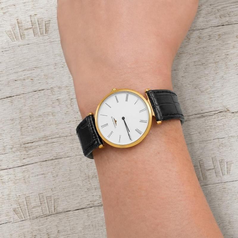 Женские часы Longines La Grande Classique de Longines L4.709.2.21.2, механизм кварцевый, циферблат белый, браслет кожа — Изображение 4