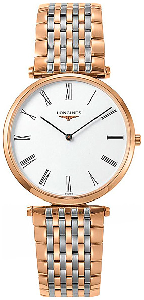 Мужские кварцевый часы Longines La Grande Classique de Longines L4.755.1.91.7 белый нержавеющая сталь + pvd — Изображение 1