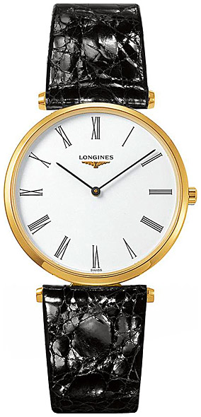 Мужские часы Longines La Grande Classique de Longines L4.755.2.11.2, механизм кварцевый, циферблат белый, браслет кожа — Изображение 1