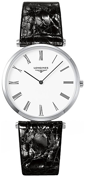 Мужские часы Longines La Grande Classique de Longines L4.755.4.11.2, механизм кварцевый, циферблат белый, браслет кожа — Изображение 1