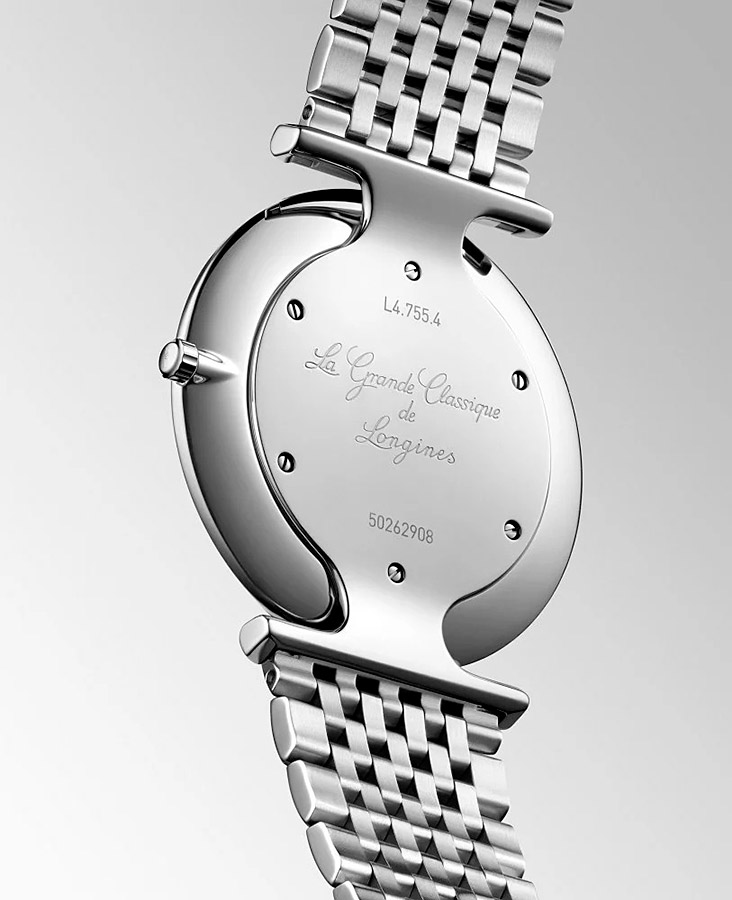 Мужские часы Longines La Grande Classique de Longines L4.755.4.94.6, механизм кварцевый, циферблат синий, браслет нержавеющая сталь — Изображение 4