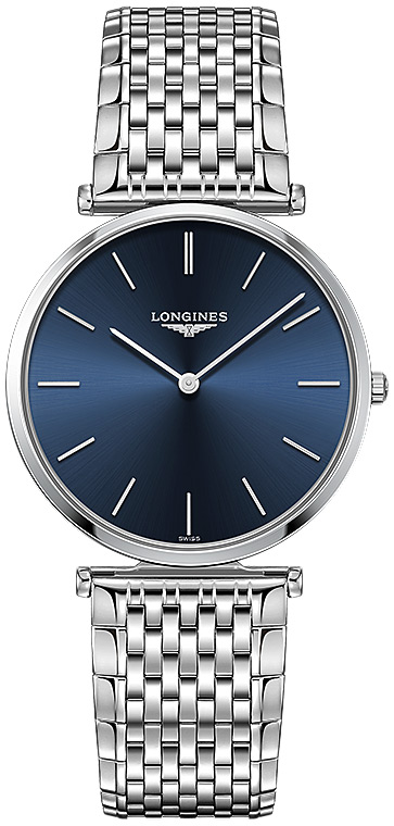 Мужские кварцевый часы Longines La Grande Classique de Longines L4.755.4.95.6 синий нержавеющая сталь — Изображение 1