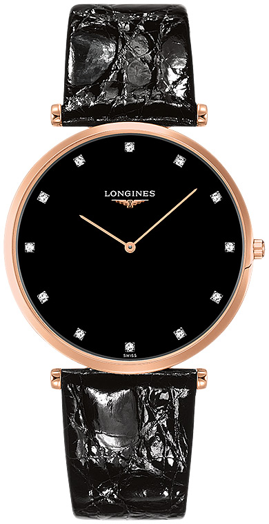 Мужские кварцевый часы Longines La Grande Classique de Longines L4.766.1.57.2 черный кожа — Изображение 1