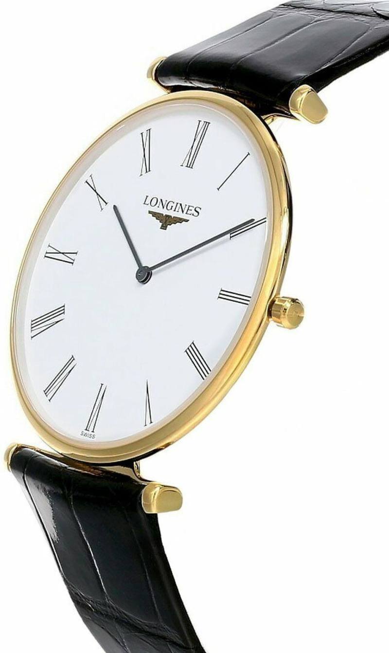 Мужские часы Longines La Grande Classique de Longines L4.766.2.11.2, механизм кварцевый, циферблат белый, браслет кожа — Изображение 3
