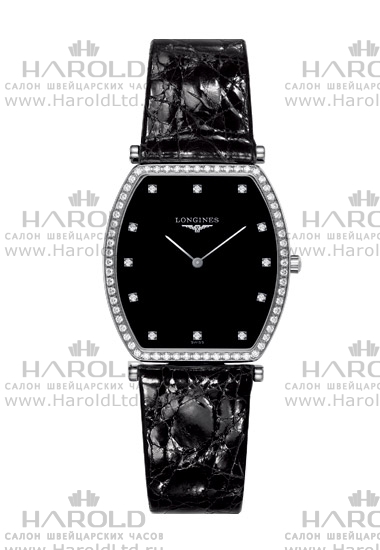 Мужские часы Longines La Grande Classique de Longines L4.788.0.58.2, механизм кварцевый, циферблат черный, браслет кожа — Изображение 1