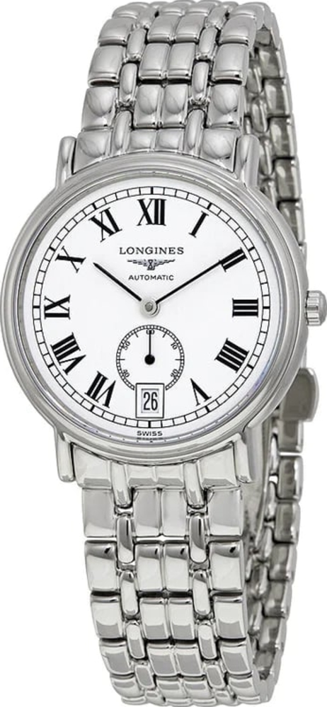 Женские механический с автоподзаводом часы Longines Presence L4.804.4.11.6 белый нержавеющая сталь — Изображение 2