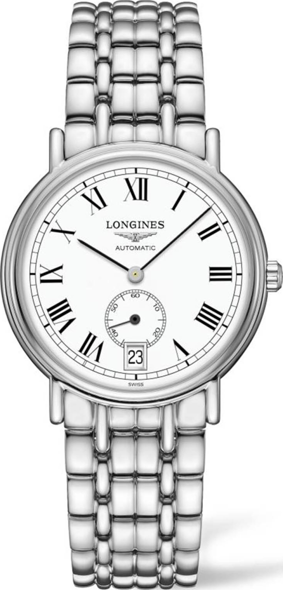 Женские механический с автоподзаводом часы Longines Presence L4.804.4.11.6 белый нержавеющая сталь — Изображение 1