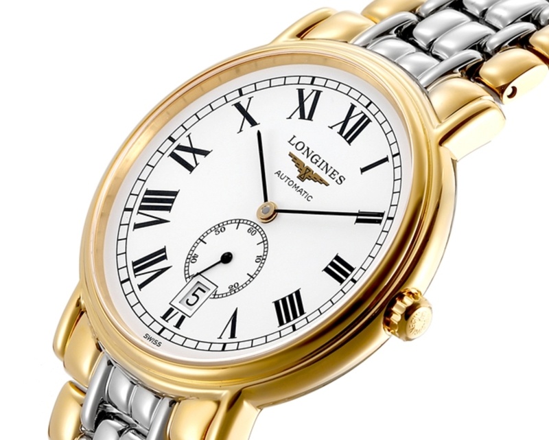 Мужские механический с автоподзаводом часы Longines Presence L4.805.2.11.7 белый нержавеющая сталь + pvd — Изображение 2