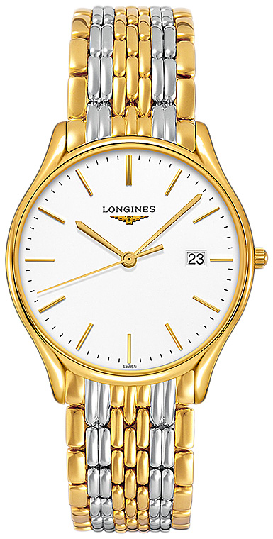 Мужские кварцевый часы Longines Longines Lyre L4.859.2.12.7 белый нержавеющая сталь + pvd — Изображение 1