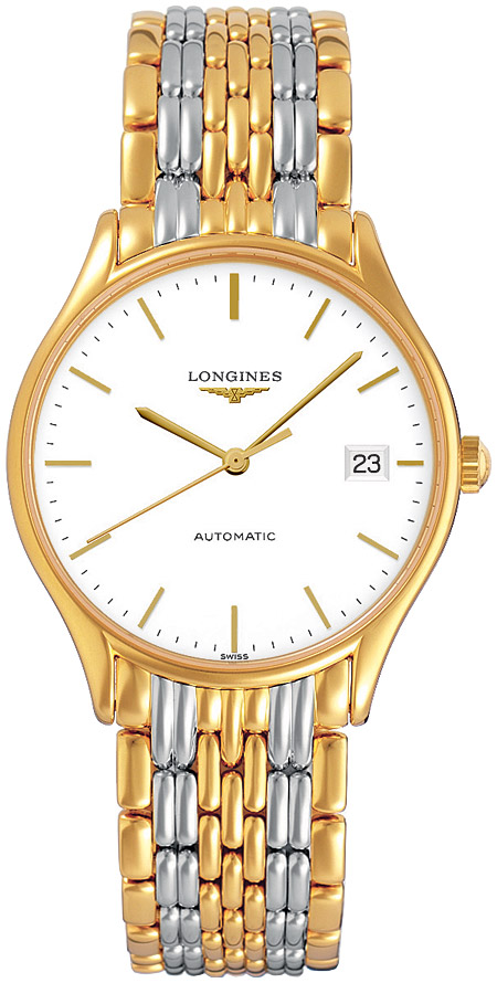 Унисекс часы Longines Longines Lyre L4.860.2.12.7, механизм механический с автоподзаводом, циферблат белый, браслет нержавеющая сталь + pvd — Изображение 1