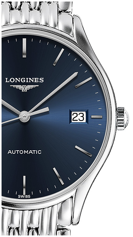 Унисекс часы Longines Longines Lyre L4.860.4.92.6, механизм механический с автоподзаводом, циферблат синий, браслет нержавеющая сталь — Изображение 2