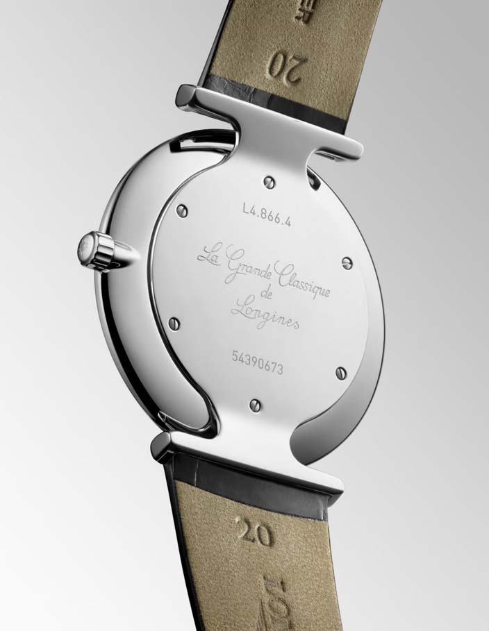 Женские часы Longines La Grande Classique de Longines L4.866.4.11.2, механизм кварцевый, циферблат белый, браслет кожа — Изображение 5