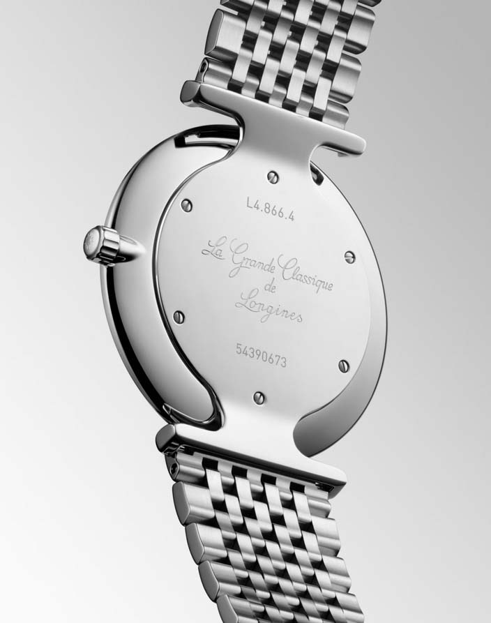 Женские часы Longines La Grande Classique de Longines L4.866.4.11.6, механизм кварцевый, циферблат белый, браслет нержавеющая сталь — Изображение 5