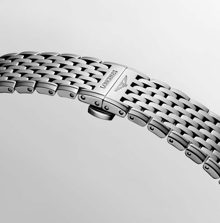 Женские часы Longines La Grande Classique de Longines L4.866.4.11.6, механизм кварцевый, циферблат белый, браслет нержавеющая сталь — Изображение 6