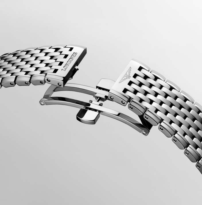 Женские часы Longines La Grande Classique de Longines L4.866.4.11.6, механизм кварцевый, циферблат белый, браслет нержавеющая сталь — Изображение 7