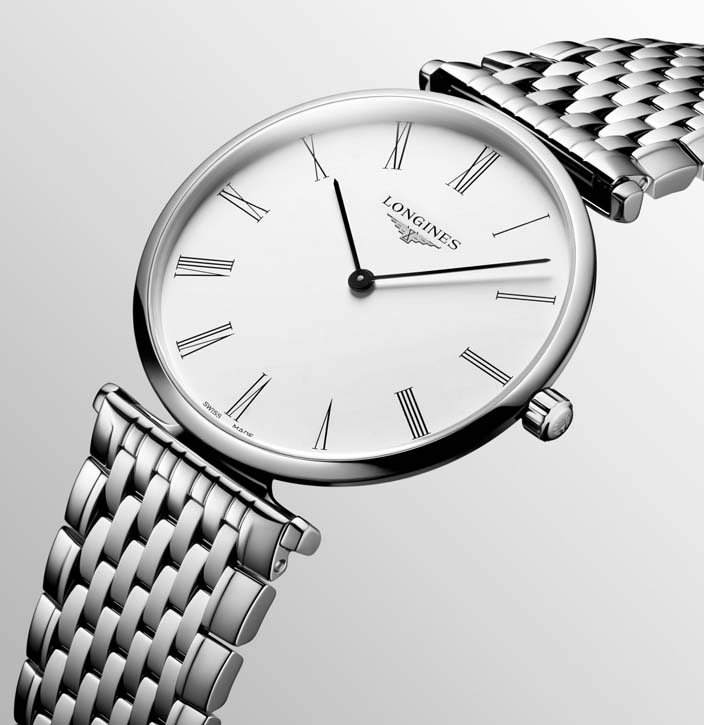 Женские часы Longines La Grande Classique de Longines L4.866.4.11.6, механизм кварцевый, циферблат белый, браслет нержавеющая сталь — Изображение 8