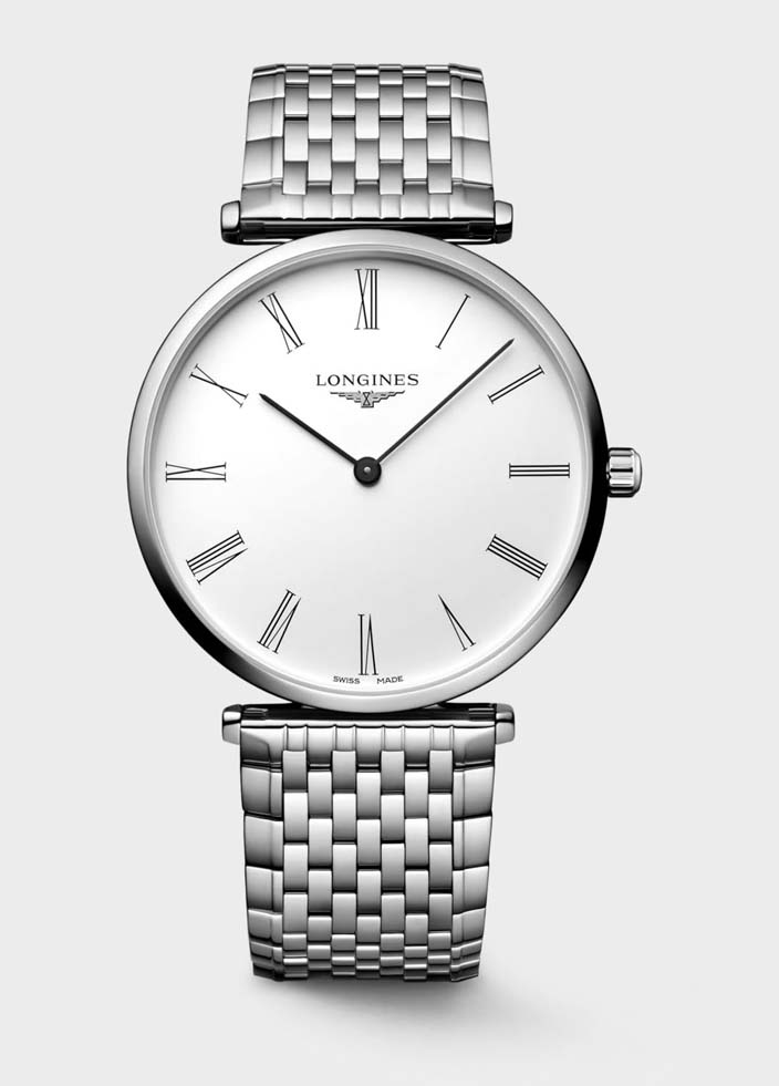 Женские часы Longines La Grande Classique de Longines L4.866.4.11.6, механизм кварцевый, циферблат белый, браслет нержавеющая сталь — Изображение 1