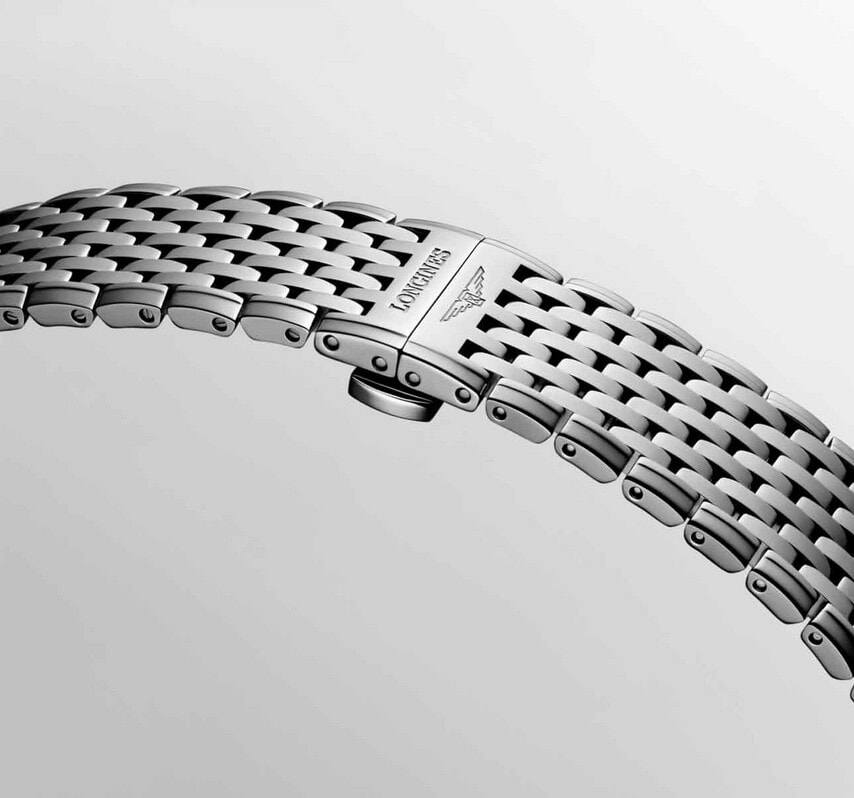 Женские кварцевый часы Longines La Grande Classique de Longines L4.866.4.92.6 зеленый нержавеющая сталь — Изображение 6