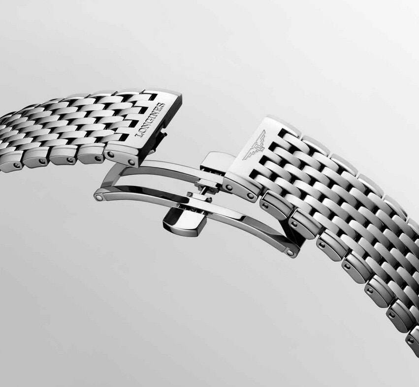 Женские кварцевый часы Longines La Grande Classique de Longines L4.866.4.92.6 зеленый нержавеющая сталь — Изображение 7
