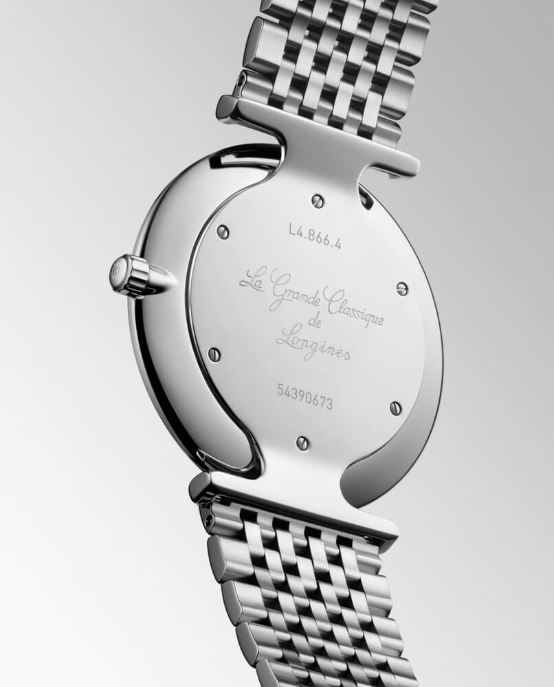 Унисекс часы Longines La Grande Classique de Longines L4.866.4.97.6, механизм кварцевый, циферблат синий, браслет нержавеющая сталь — Изображение 8