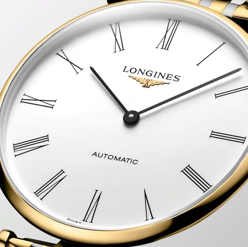 Унисекс часы Longines La Grande Classique de Longines L4.918.2.11.7, механизм механический с автоподзаводом, циферблат белый, браслет нержавеющая сталь + pvd — Изображение 2
