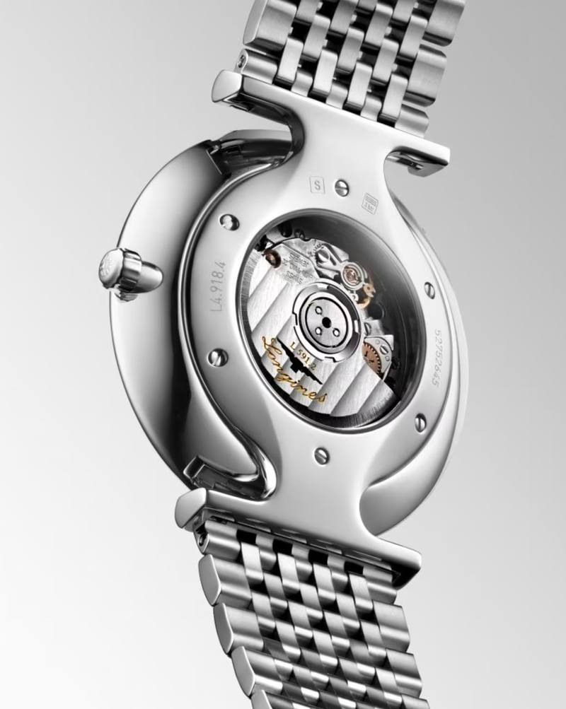 Унисекс часы Longines La Grande Classique de Longines L4.918.4.94.6, механизм механический с автоподзаводом, циферблат синий, браслет нержавеющая сталь — Изображение 2