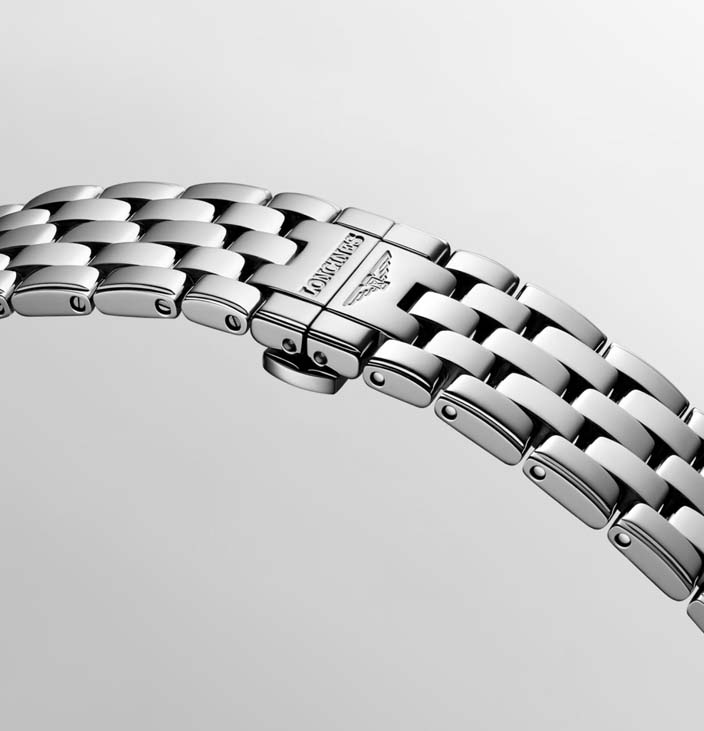 Мужские часы Longines Flagship L4.984.4.98.6, механизм механический с автоподзаводом, циферблат синий, браслет нержавеющая сталь — Изображение 5