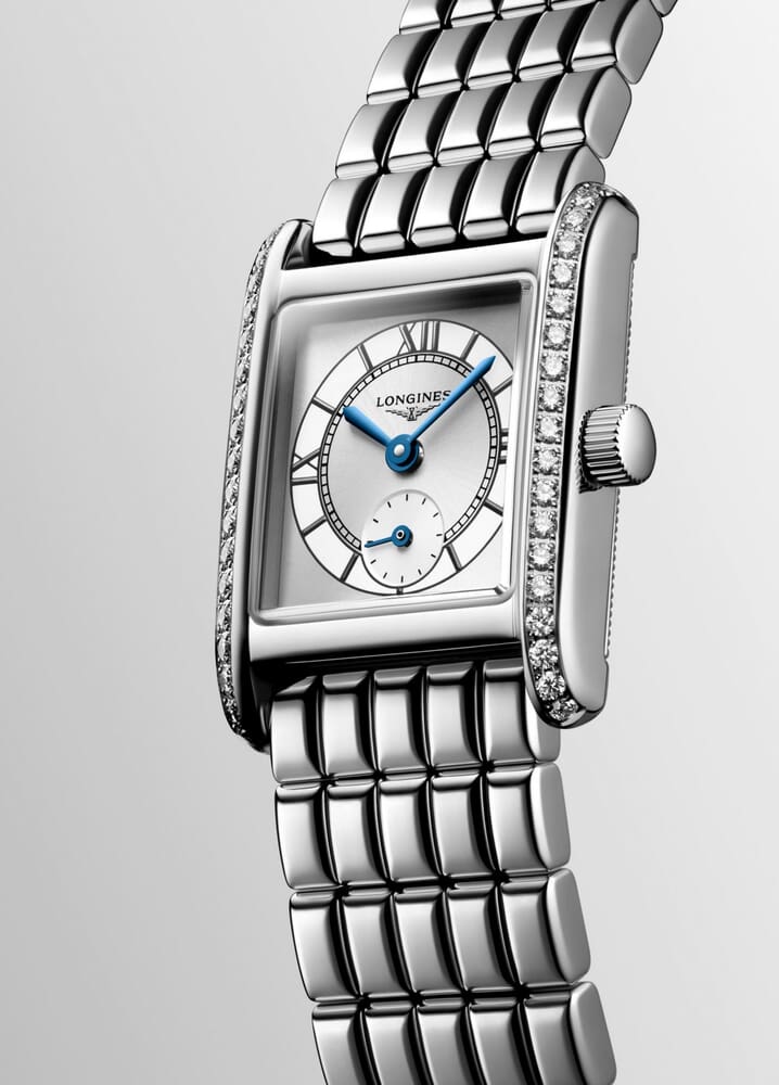 Женские часы Longines Longines Mini DolceVita L5.200.0.75.6, механизм кварцевый, циферблат серый, браслет нержавеющая сталь — Изображение 6