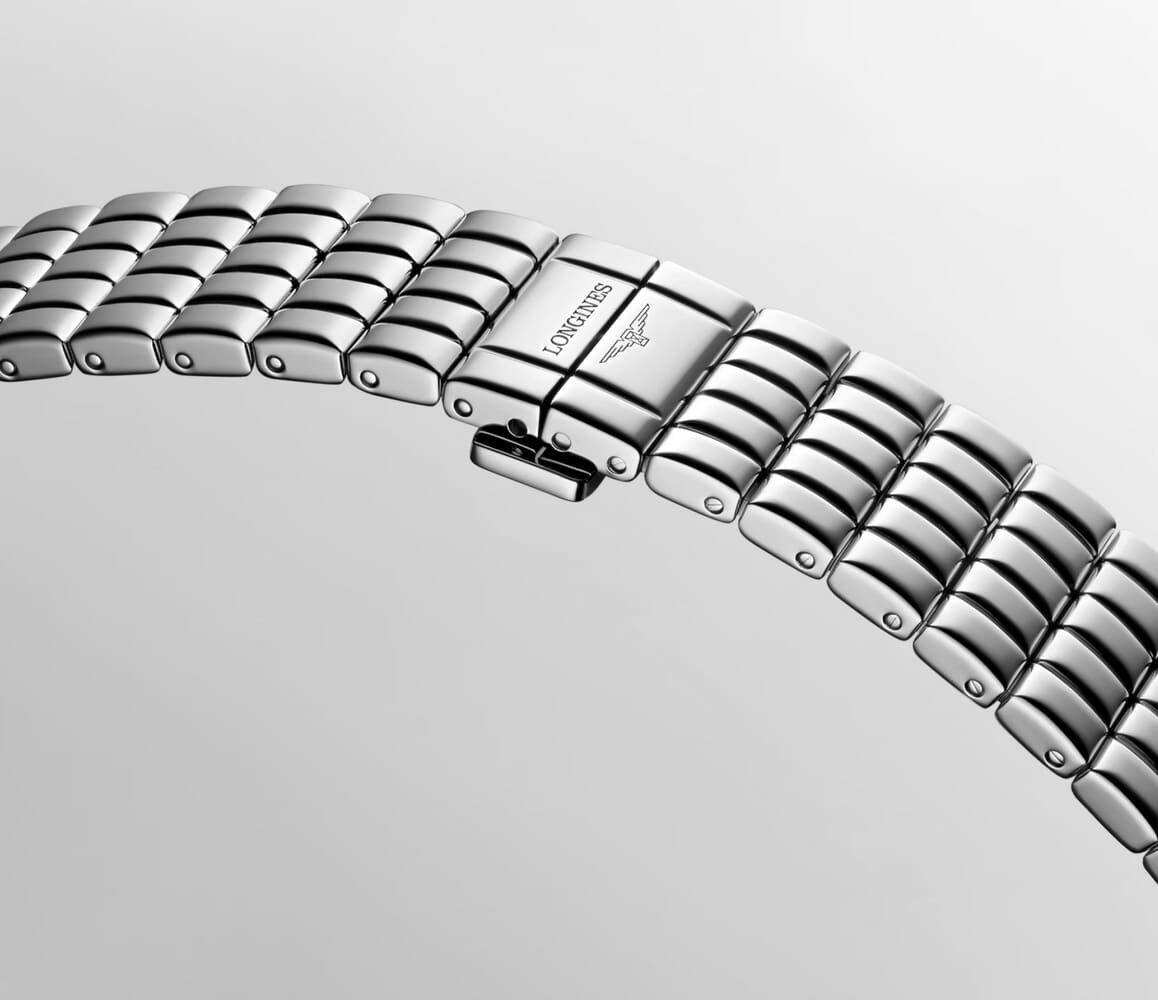 Женские часы Longines Longines Mini DolceVita L5.200.0.75.6, механизм кварцевый, циферблат серый, браслет нержавеющая сталь — Изображение 8