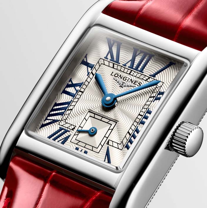 Женские часы Longines Longines Mini DolceVita L5.200.4.71.5, механизм кварцевый, циферблат серебристый, браслет кожа — Изображение 2