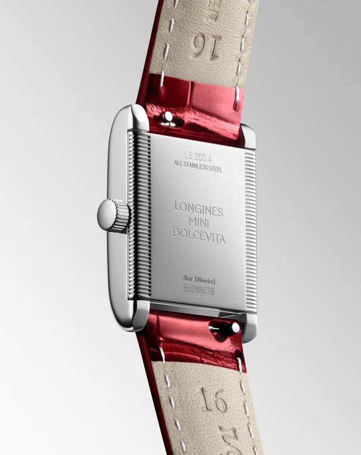 Женские часы Longines Longines Mini DolceVita L5.200.4.71.5, механизм кварцевый, циферблат серебристый, браслет кожа — Изображение 7