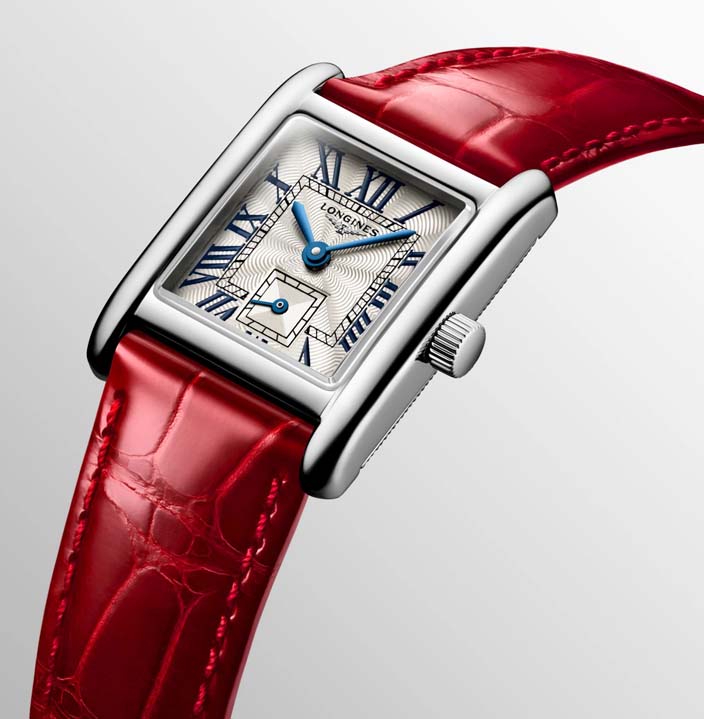 Женские часы Longines Longines Mini DolceVita L5.200.4.71.5, механизм кварцевый, циферблат серебристый, браслет кожа — Изображение 9