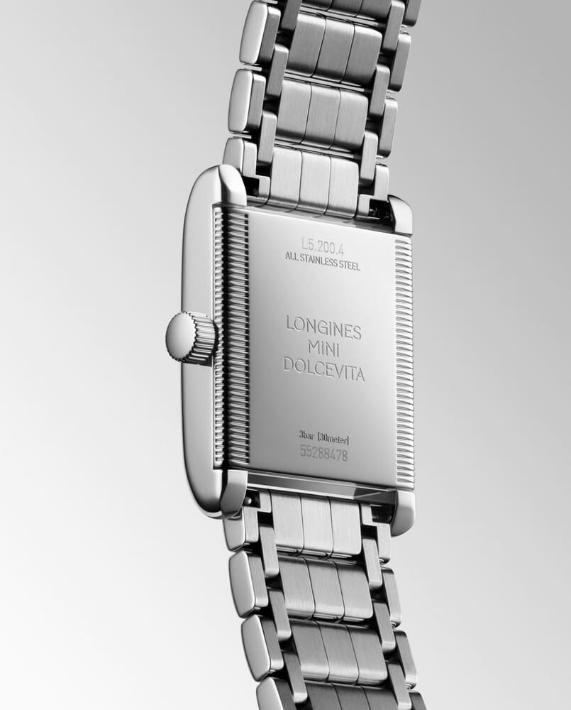 Женские часы Longines Longines Mini DolceVita L5.200.4.71.6, механизм кварцевый, циферблат белый, браслет нержавеющая сталь — Изображение 5
