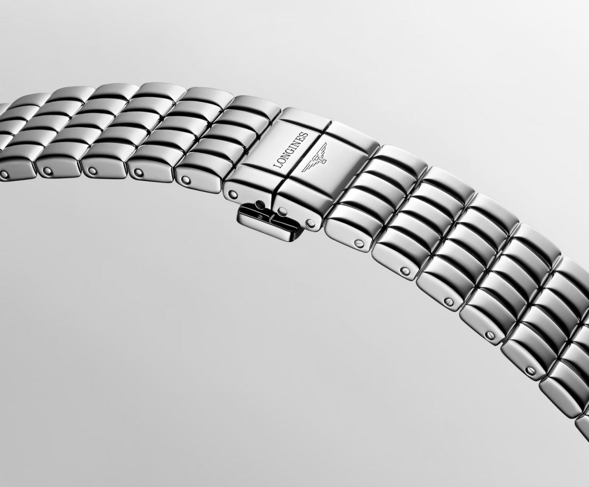 Женские часы Longines Longines Mini DolceVita L5.200.4.75.6, механизм кварцевый, циферблат серебристый, браслет нержавеющая сталь — Изображение 7