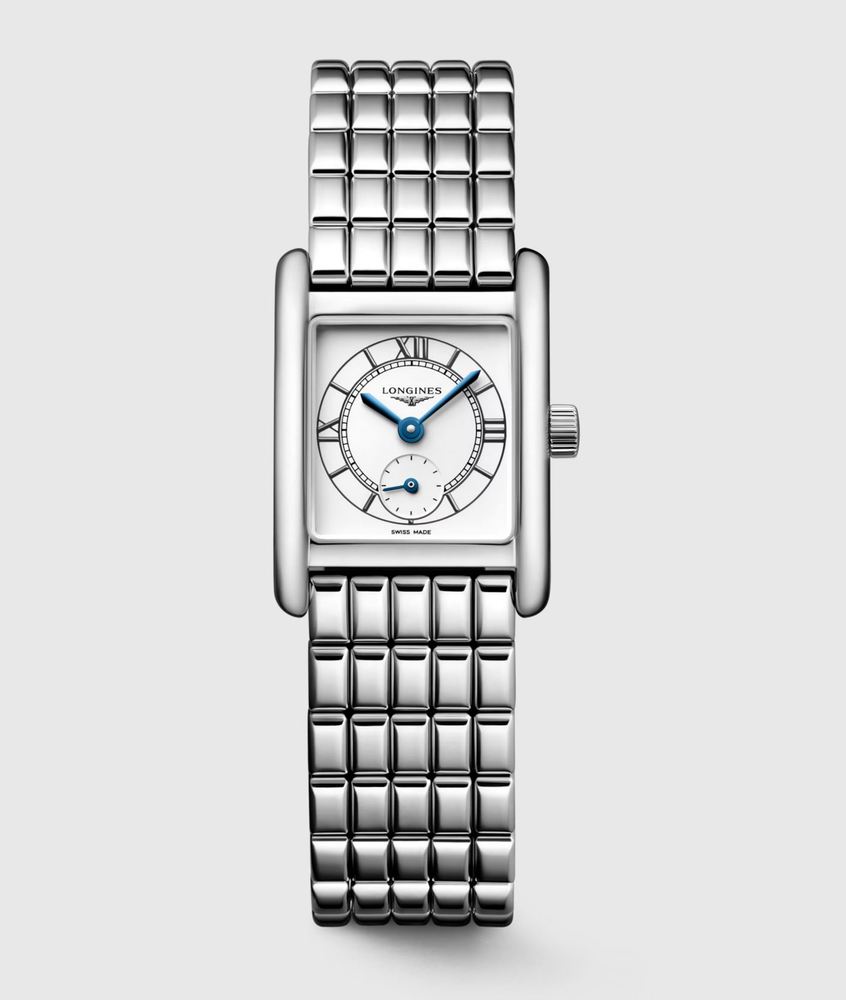 Женские часы Longines Longines Mini DolceVita L5.200.4.75.6, механизм кварцевый, циферблат серебристый, браслет нержавеющая сталь — Изображение 1