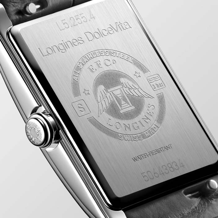 Женские кварцевый часы Longines Longines DolceVita L5.255.4.75.2 белый кожа — Изображение 3
