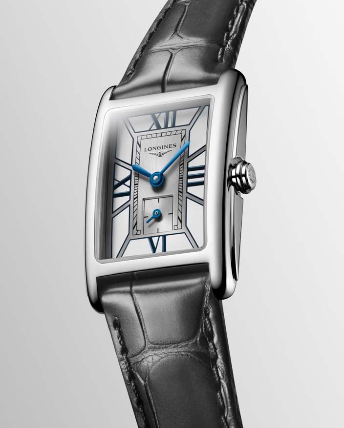Женские кварцевый часы Longines Longines DolceVita L5.255.4.75.2 белый кожа — Изображение 4