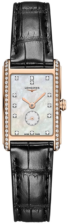 Женские часы Longines Longines DolceVita L5.255.9.87.0, механизм кварцевый, циферблат белый, браслет кожа — Изображение 1