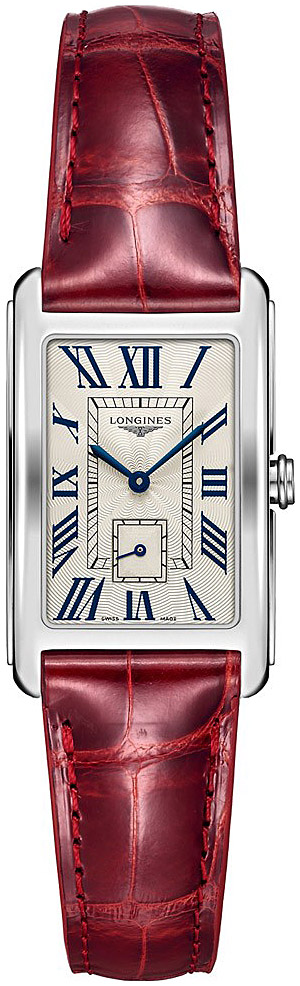 Женские кварцевый часы Longines Longines DolceVita L5.512.4.71.5 серебристый кожа — Изображение 1