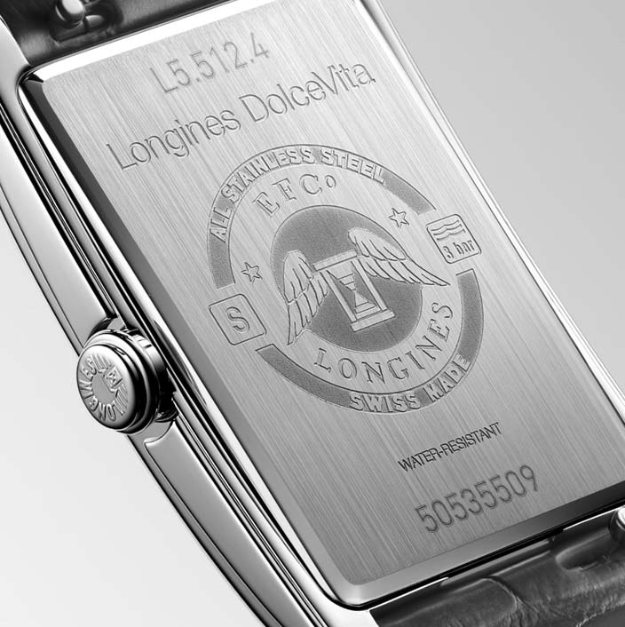 Женские кварцевый часы Longines Longines DolceVita L5.512.4.75.2 белый кожа — Изображение 3