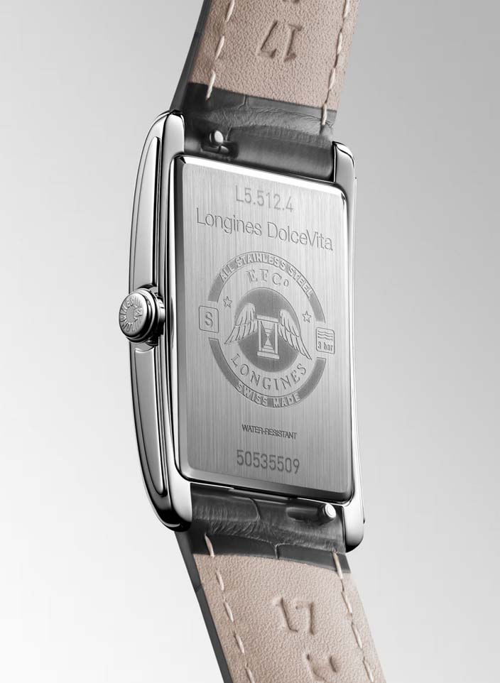 Женские кварцевый часы Longines Longines DolceVita L5.512.4.75.2 белый кожа — Изображение 5